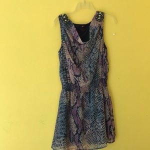 Snakeskin print Summer dress
